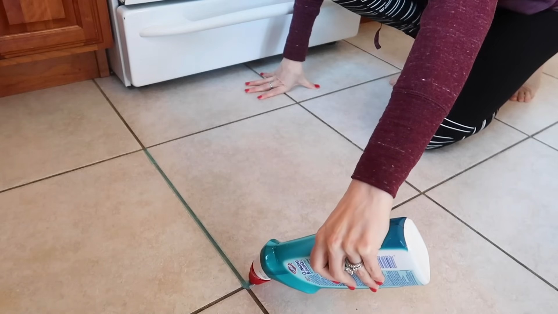 DIY Grout Cleaning with Clorox